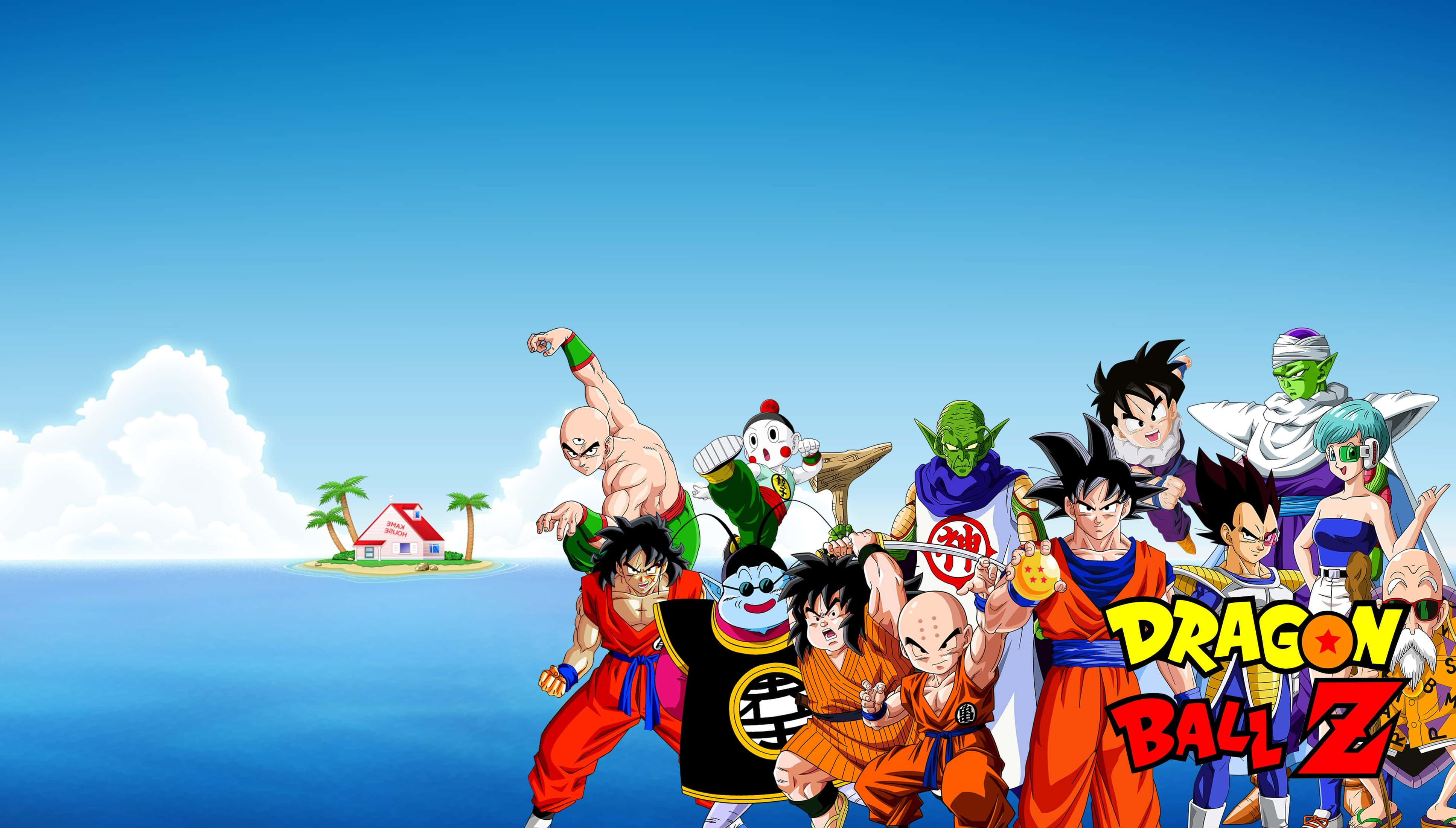 Dragon Ball Z, 4K Pc, tropical beach, 4K Desktop Wallpaper