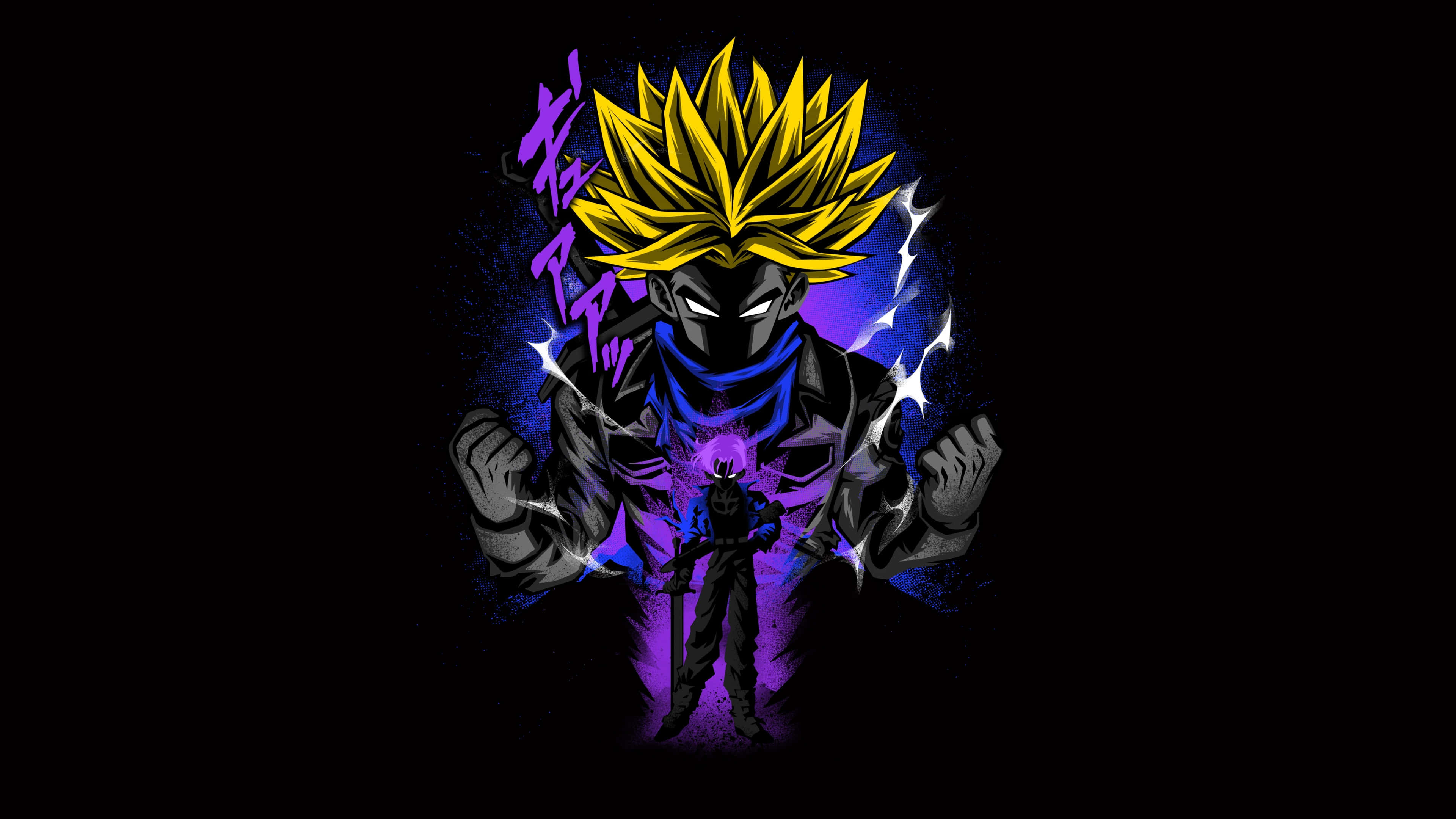 Dragon Ball Z, 4K PC, spiky yellow hair, 4K Desktop Wallpaper