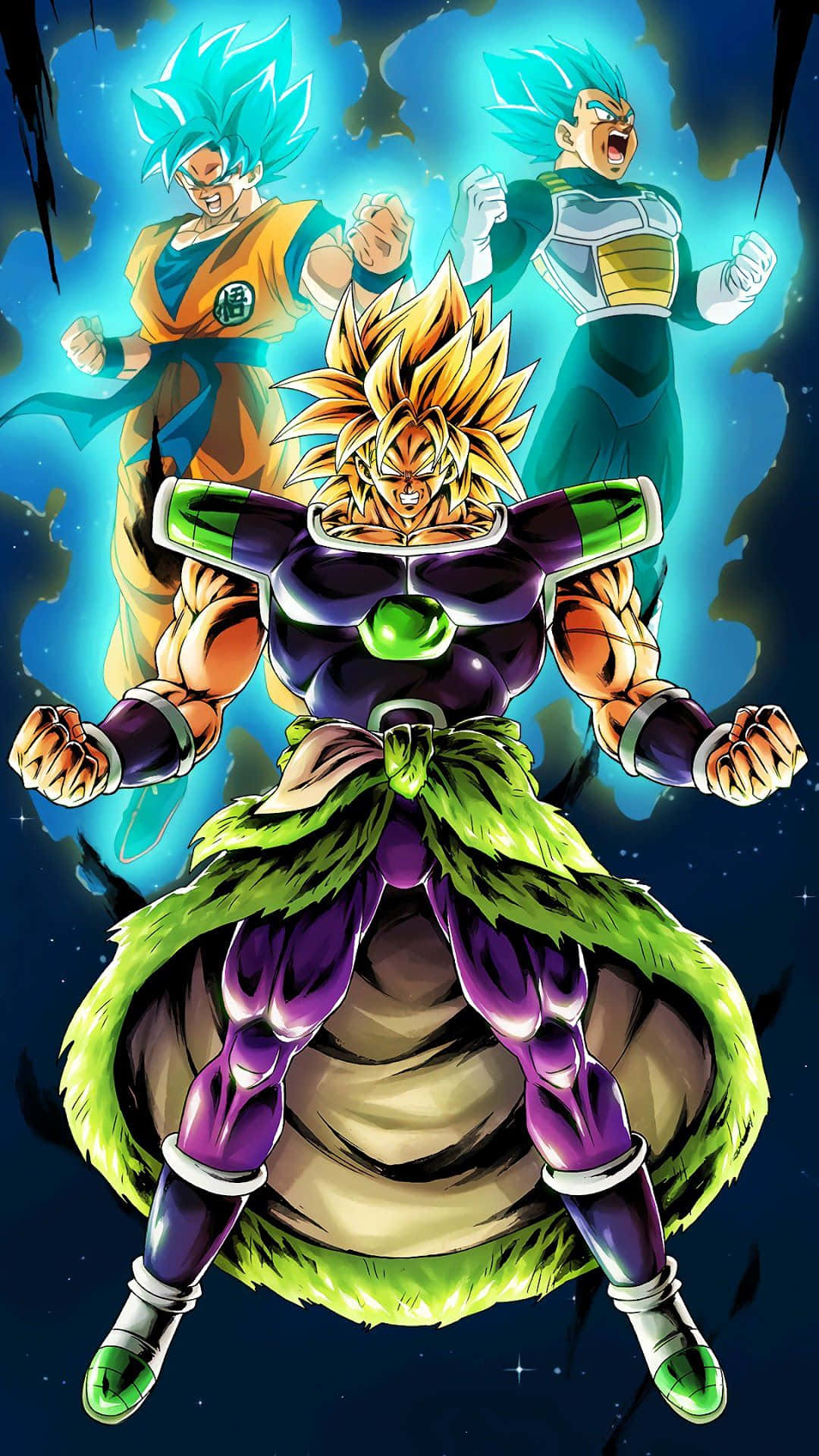 Dragon Ball Z Broly, Broly, spiky hair, Full HD Phone Wallpaper