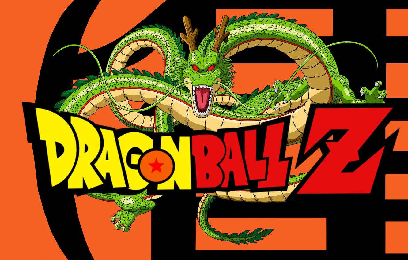 Dragon Ball Z, green dragon, red eyes, HD Desktop Wallpaper
