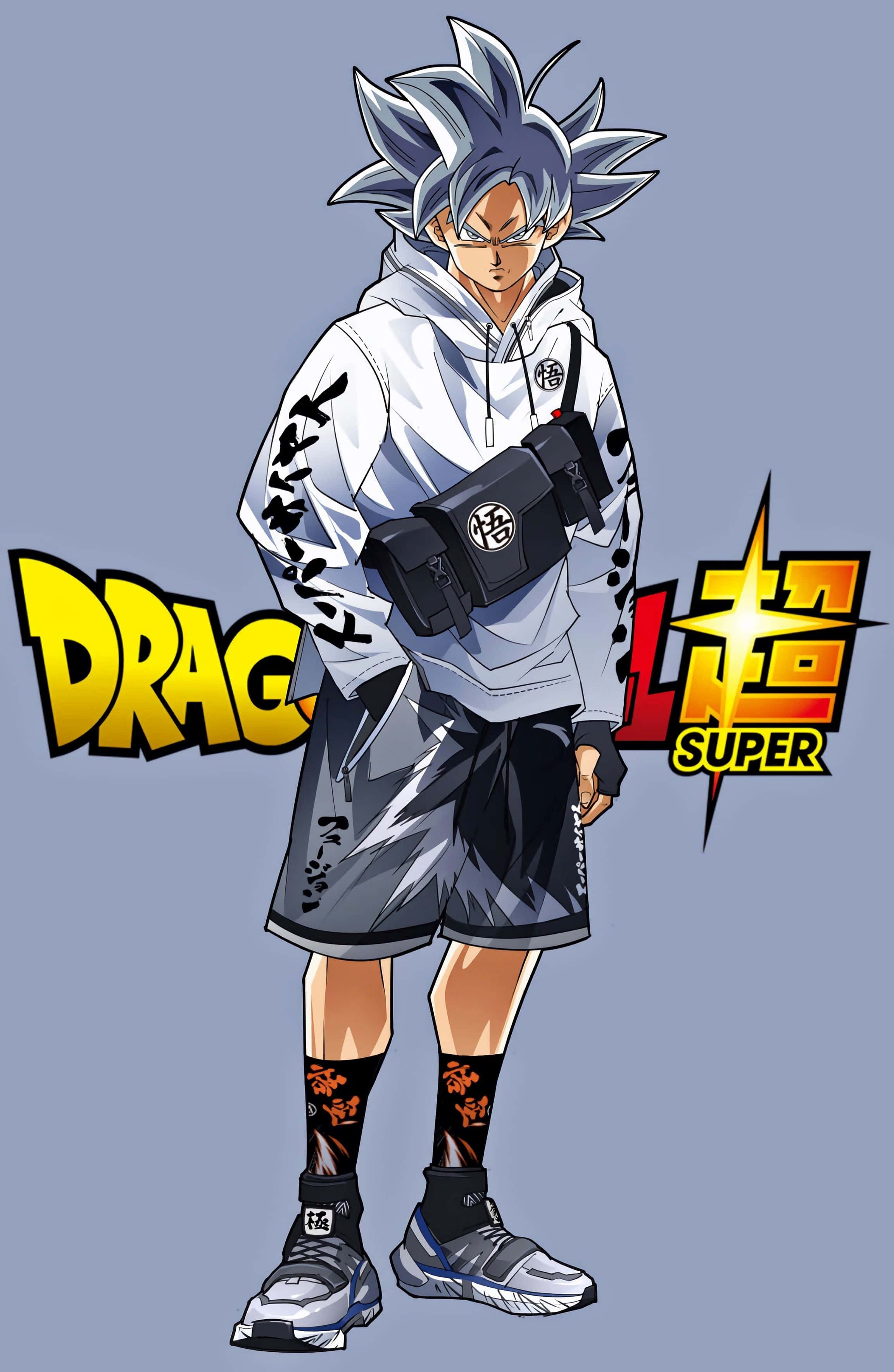 Dragon Ball Z, spiky silver hair, intense gaze, 2K Phone Wallpaper