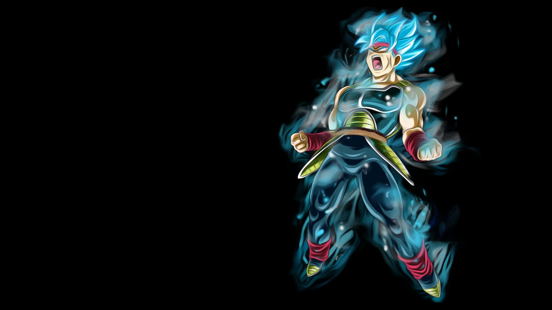 Dragon Ball Z, Super Saiyan, blue-haired anime warrior, Full HD Desktop Wallpaper
