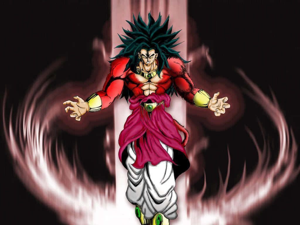 Dragon Ball Z Super Saiyan, spiky black hair, red armor, SD Desktop Wallpaper