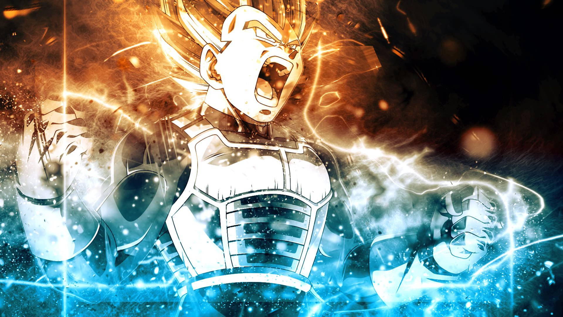 Dragon Ball Z Super Saiyan, Super Saiyan, golden hair, Full HD Desktop Wallpaper