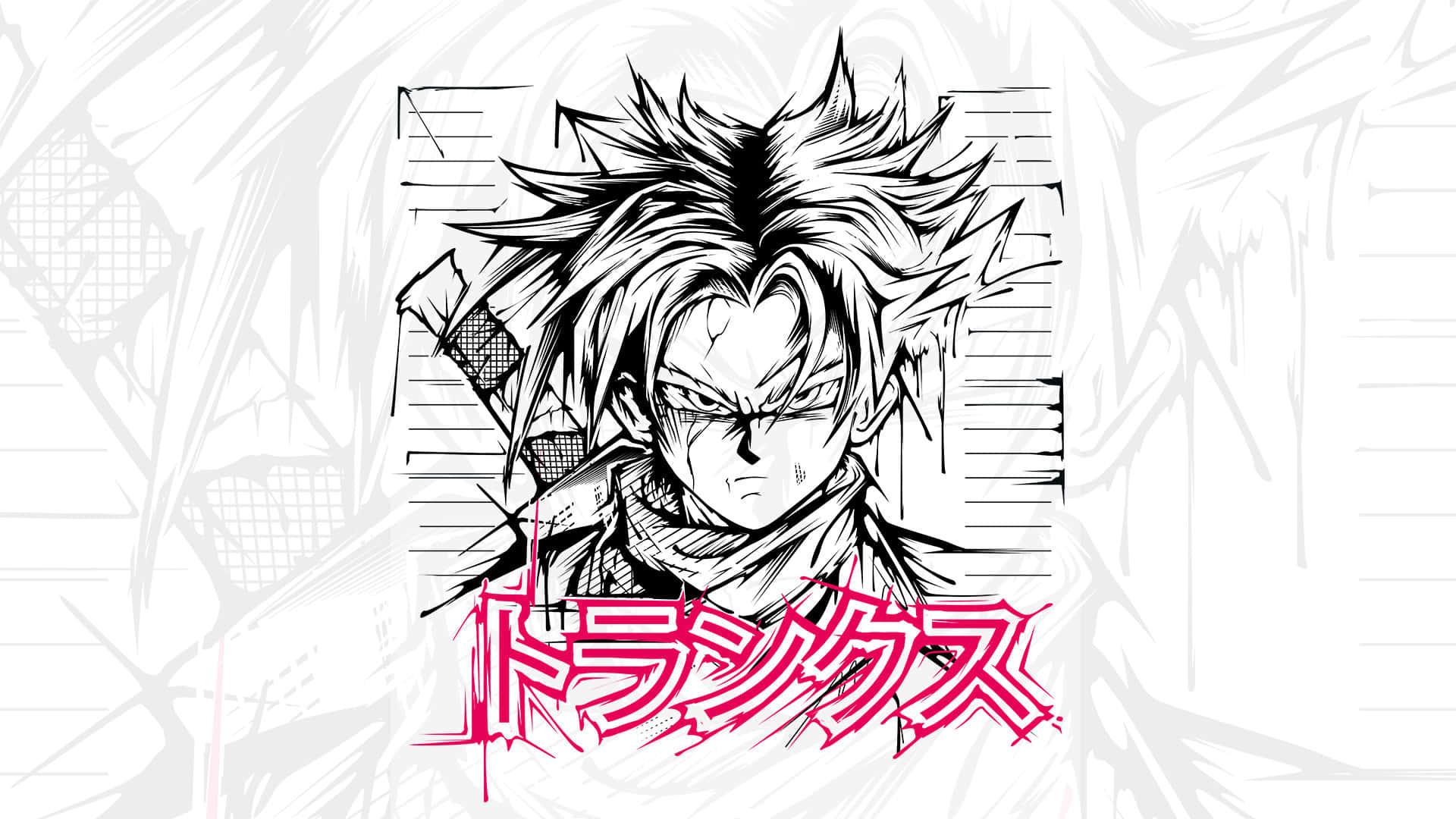 Dragon Ball Z Trunks, 1994, spiky hair, Full HD Desktop Wallpaper