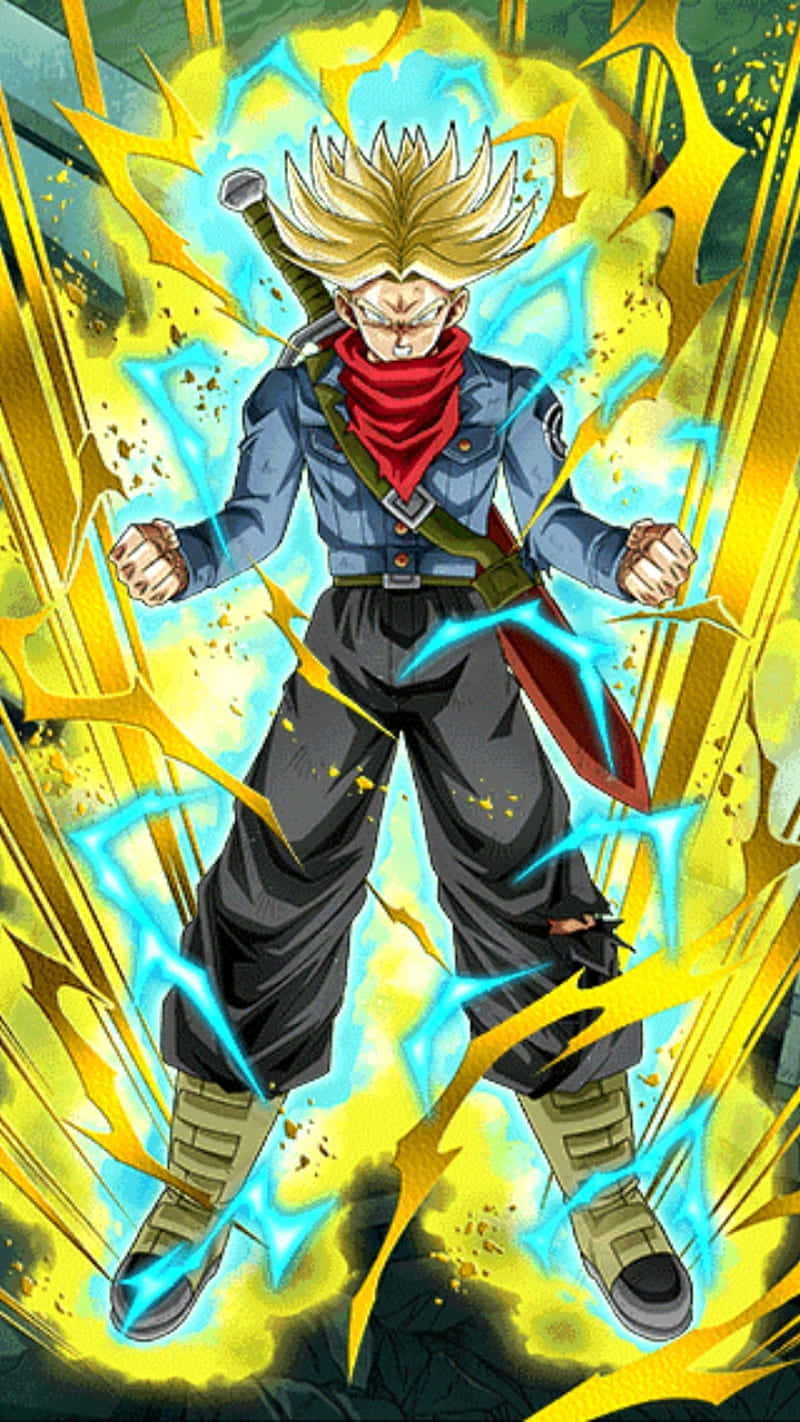 Dragon Ball Z, Trunks, blue jacket, HD Phone Wallpaper