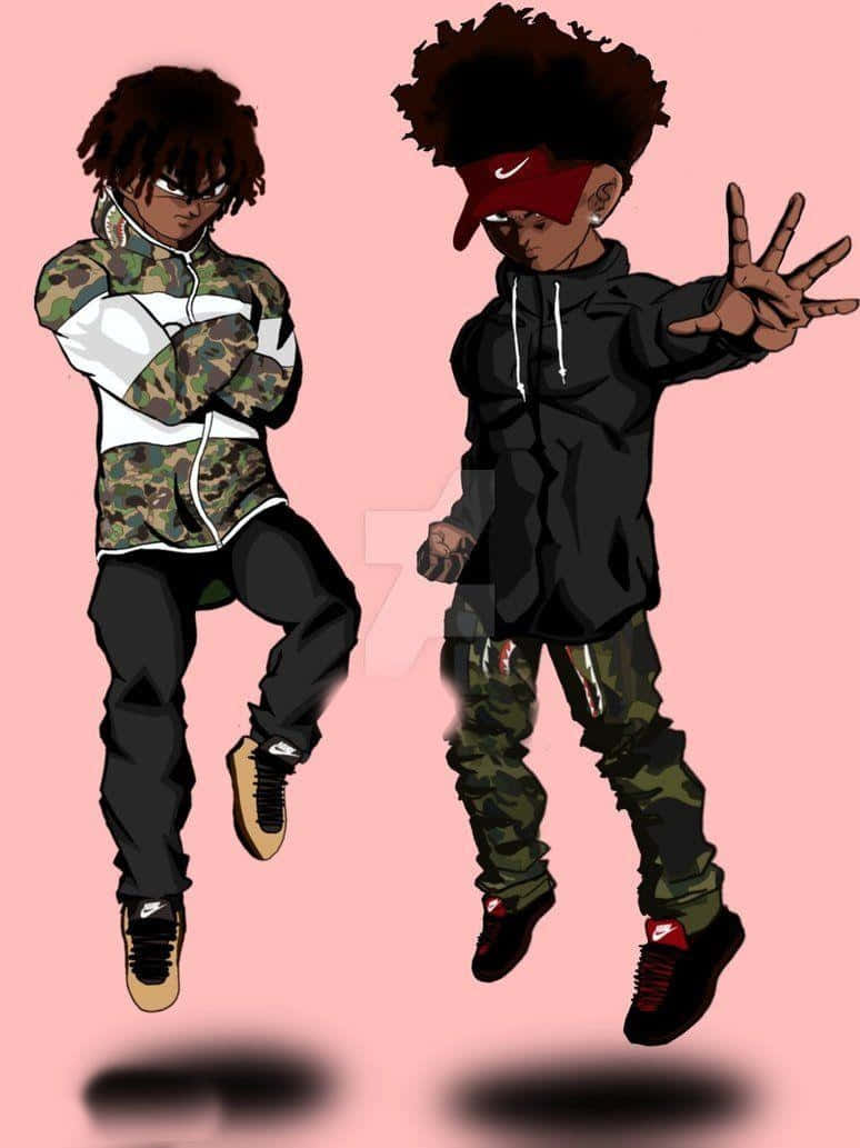 Hood Cartoon, Dragon Ball Z, streetwear, SD Phone Wallpaper