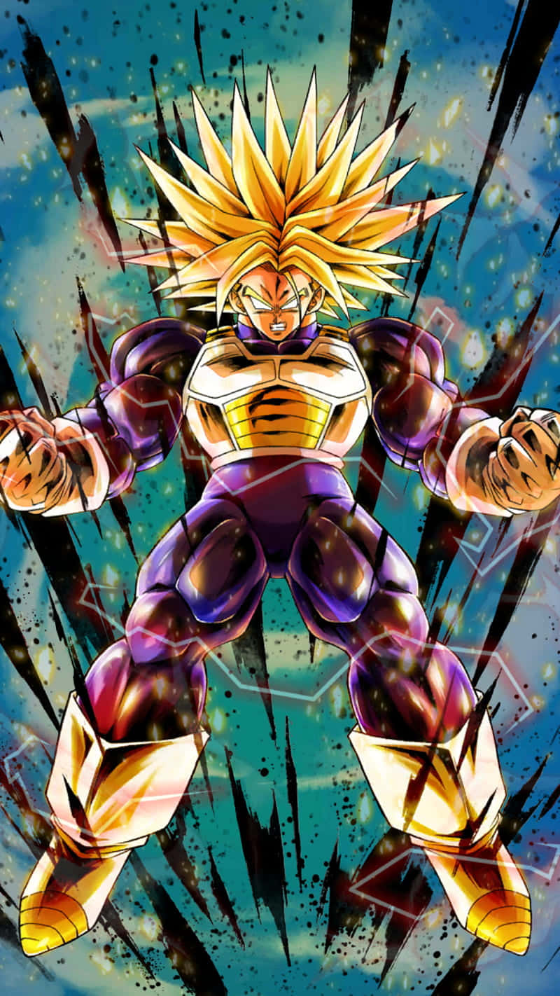 Dragon Ball Z, Trunks, spiky golden hair, HD Phone Wallpaper
