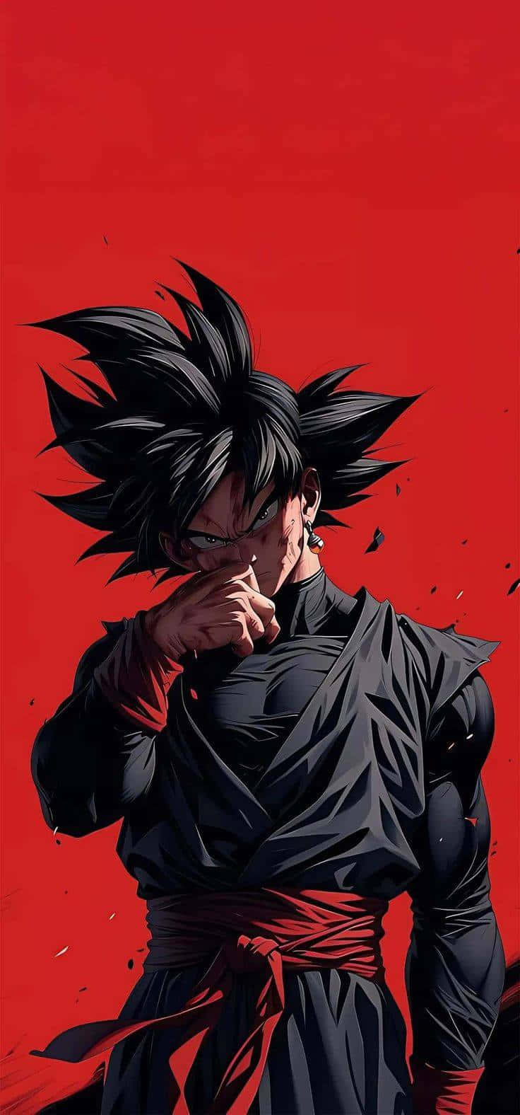 Dragon Ball, anime warrior, black-haired, HD Phone Wallpaper