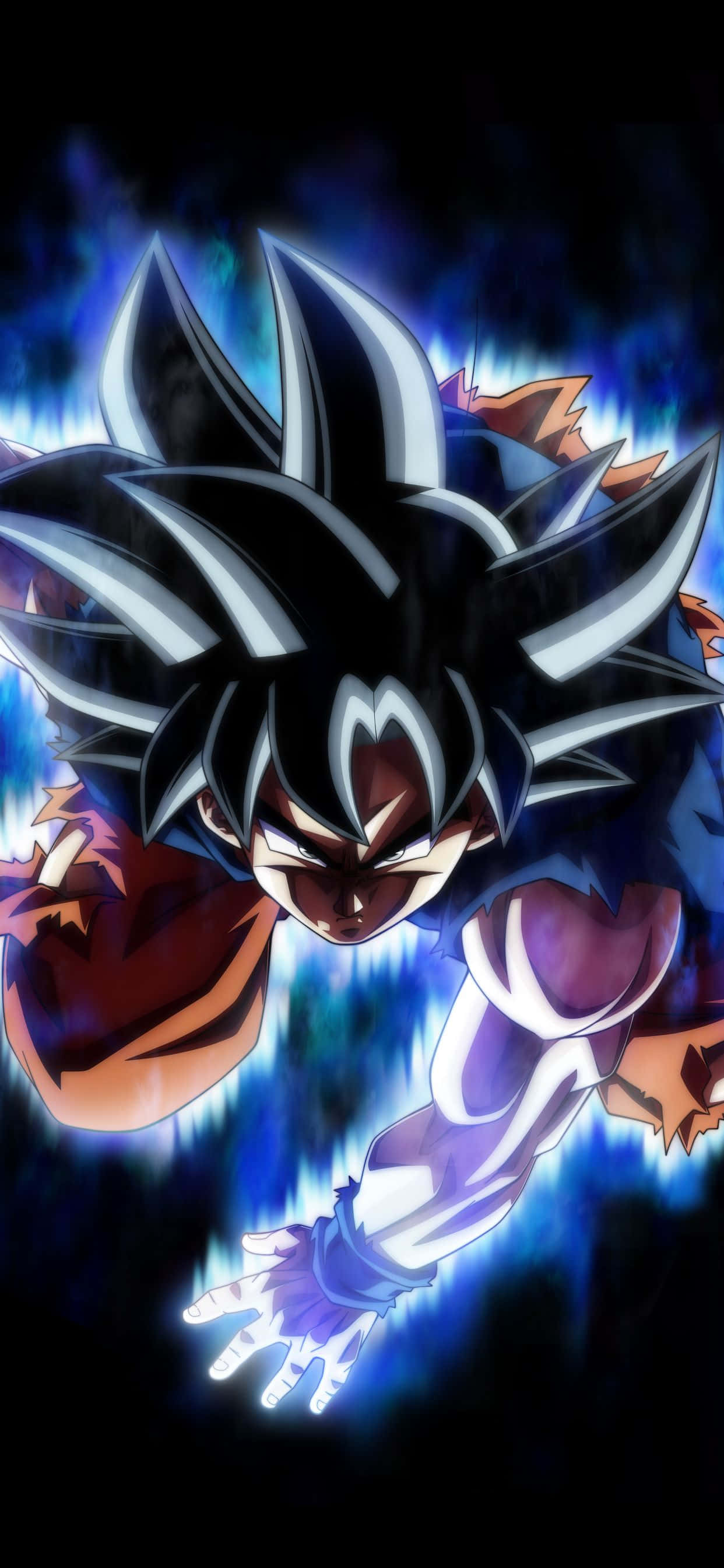 Dragon Ball, iPhone 12, spiky black hair, 2K Phone Wallpaper