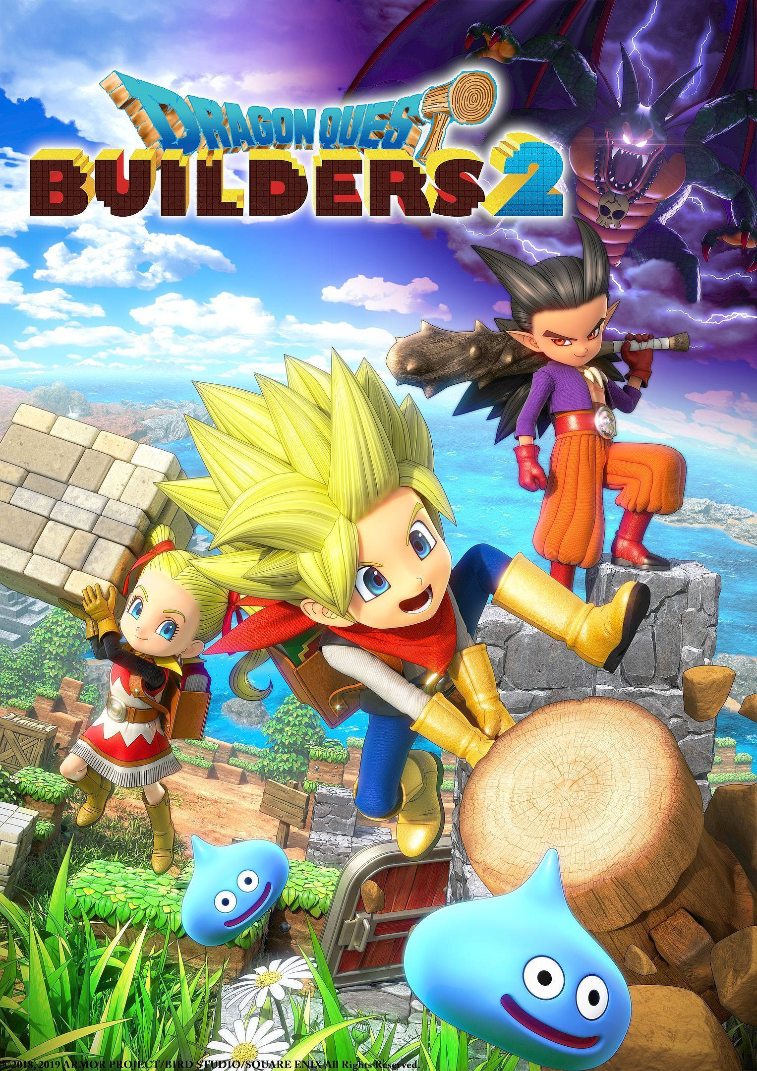 Dragon Quest, iPhone, adventurers, Full HD Phone Wallpaper