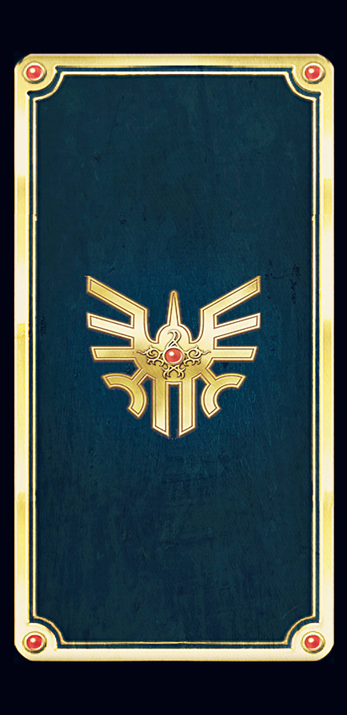 Dragon Quest, iPhone, dark teal, Full HD Phone Wallpaper