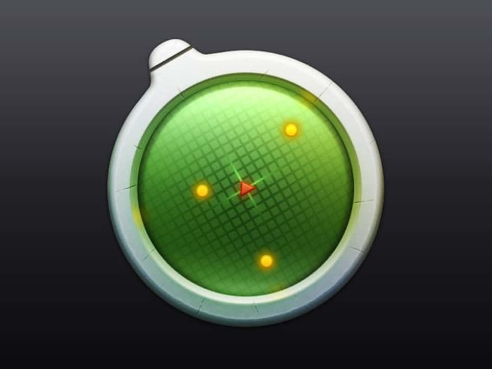 Dragon Radar, Dragon Ball Z, green circular interface, SD Desktop Wallpaper