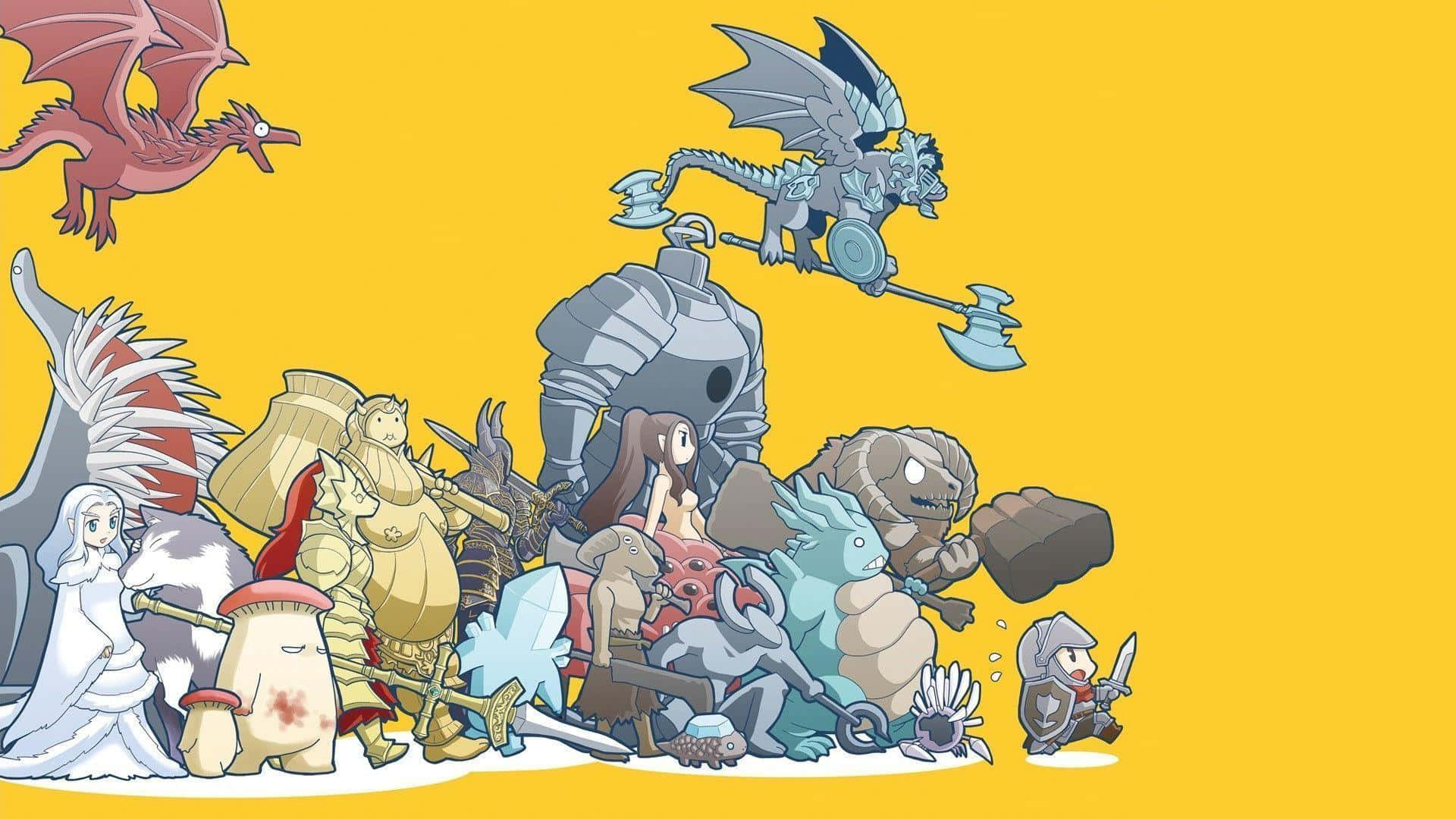 Dragon Slayer Ornstein, fantasy characters, dragons, Full HD Desktop Wallpaper