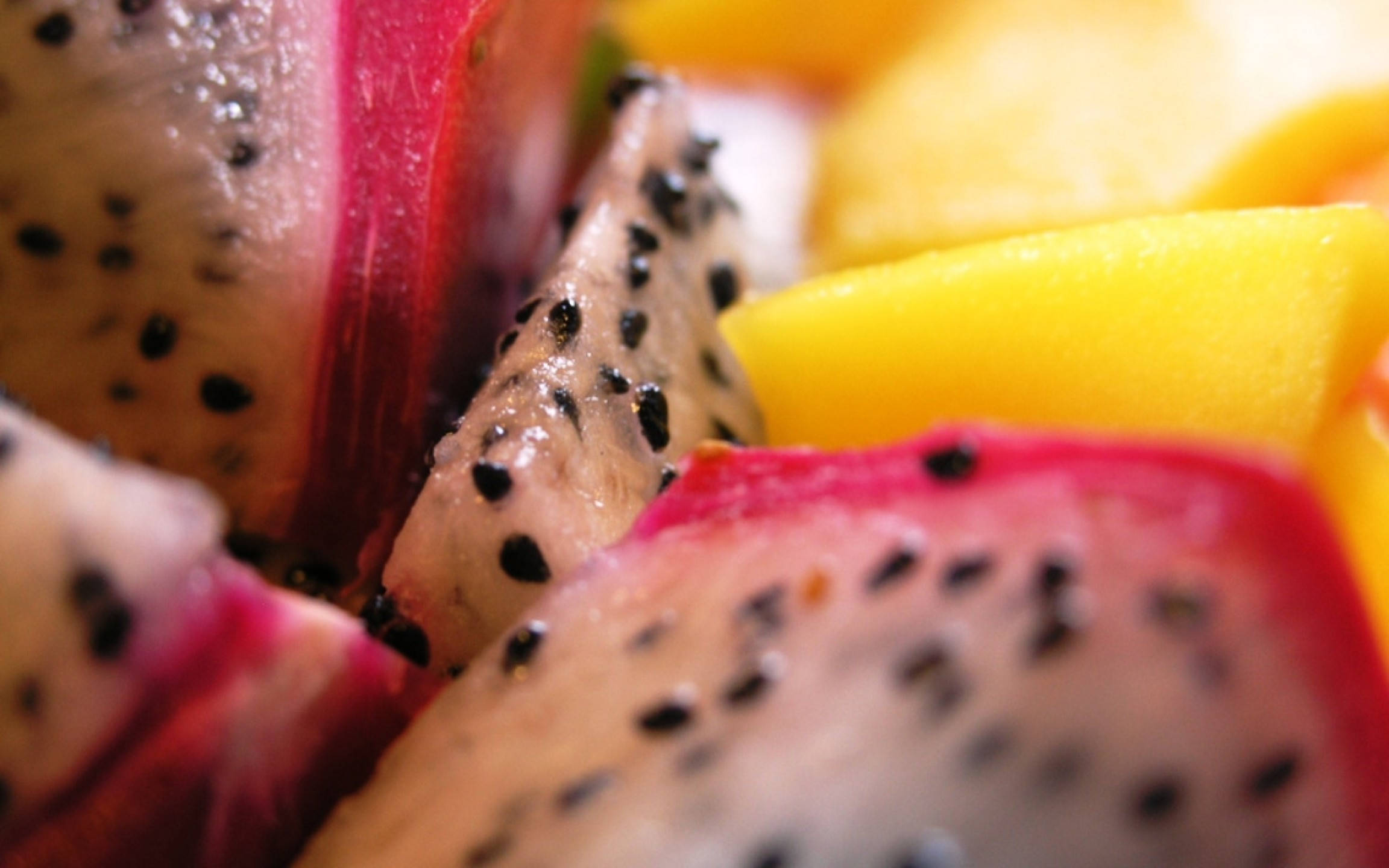 dragonfruit, mango, juicy, Full HD Desktop Wallpaper