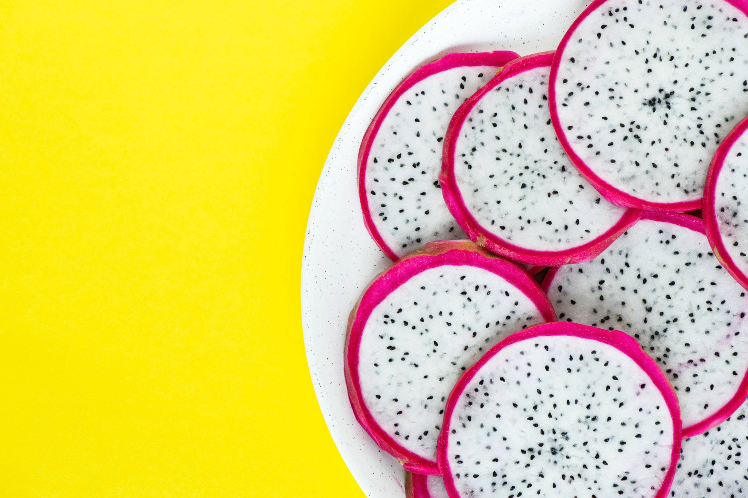 dragonfruit, pink rinds, black seeds, Full HD Desktop Wallpaper