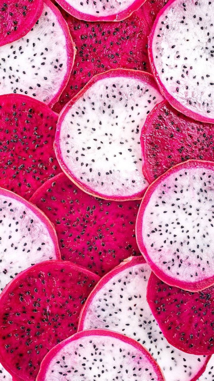 Dragonfruit, pink, white flesh, HD Phone Wallpaper