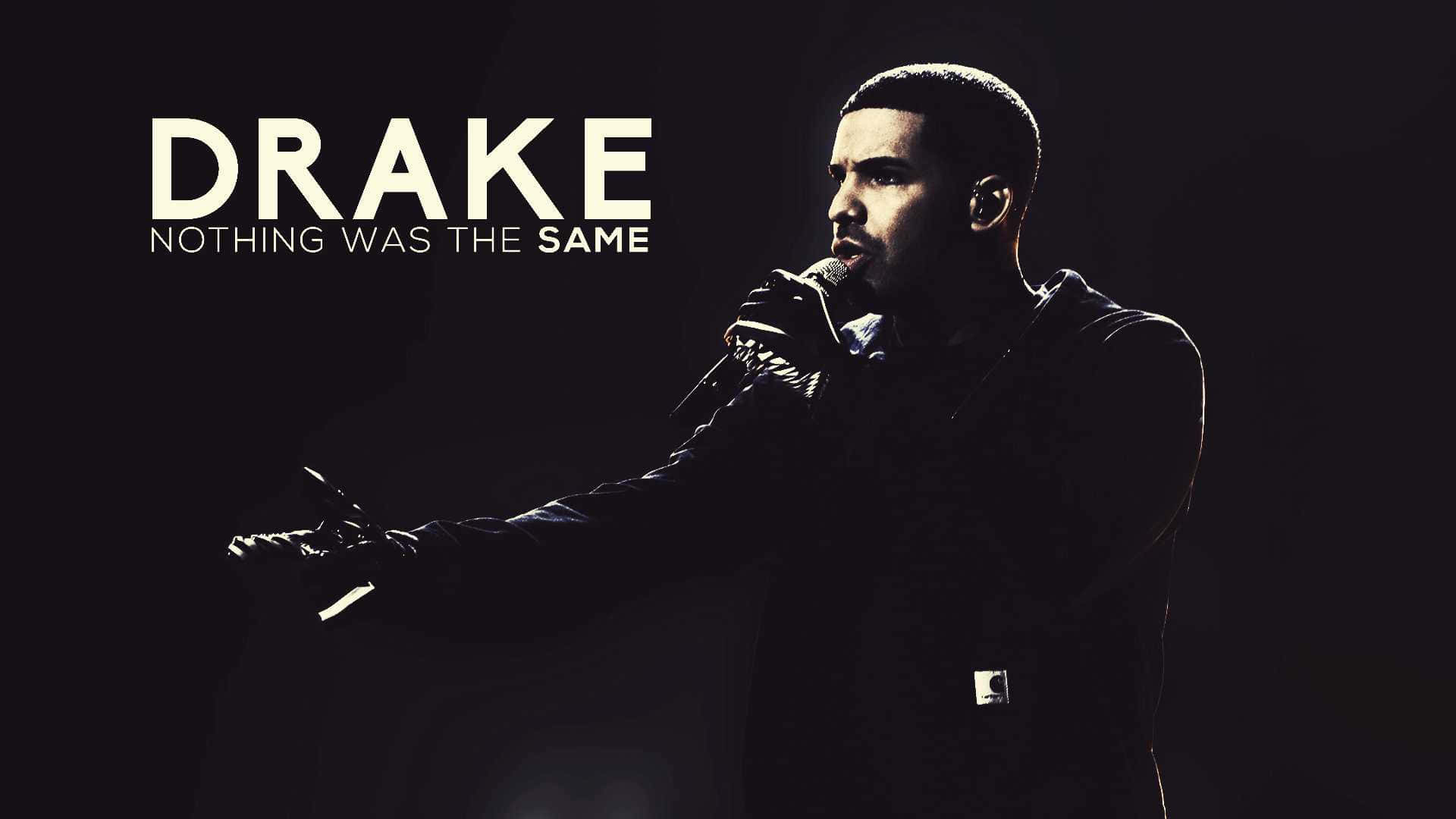 Drake, nothing was the same, dark setting, Full HD Desktop Wallpaper