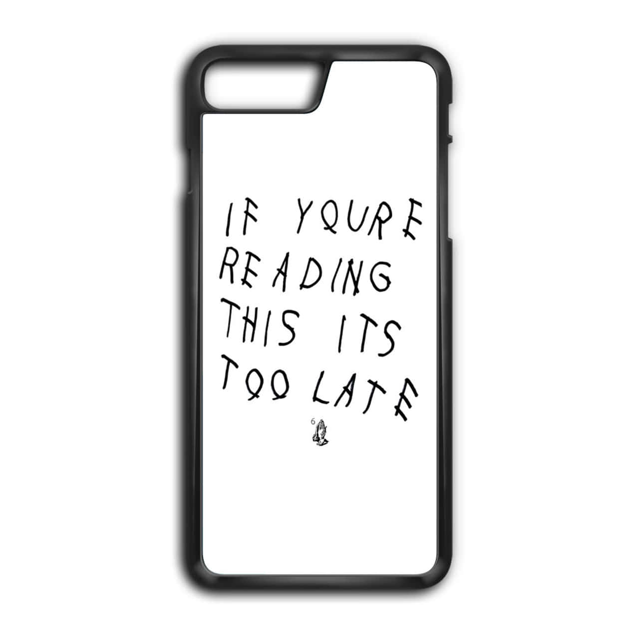 Drake London, black phone case, white background, HD Desktop Wallpaper