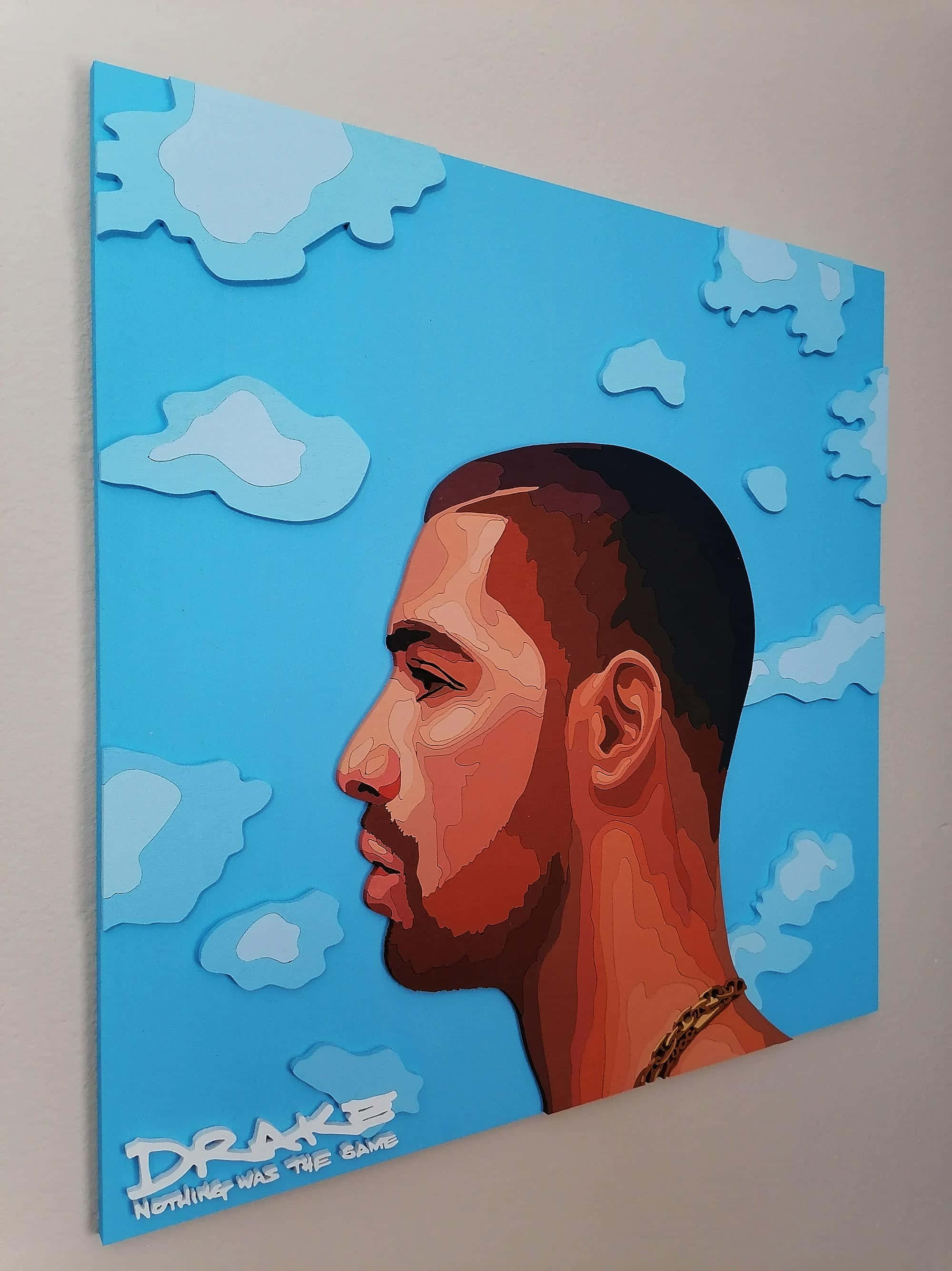 Drake, Nothing Was The Same, bright blue sky, 2K Phone Wallpaper