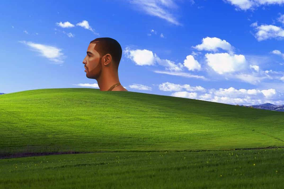 Drake, Nothing Was The Same, vibrant green hill, SD Desktop Wallpaper
