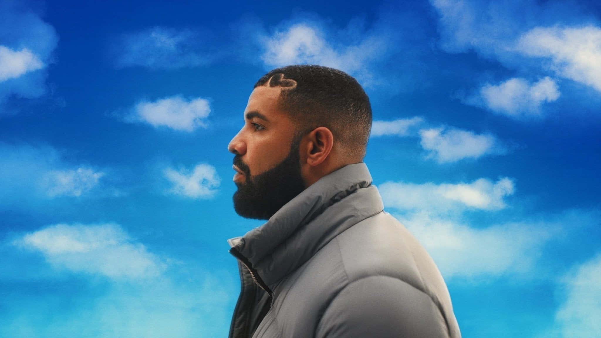 Drake, Nothing Was The Same, vivid blue sky, Full HD Desktop Wallpaper