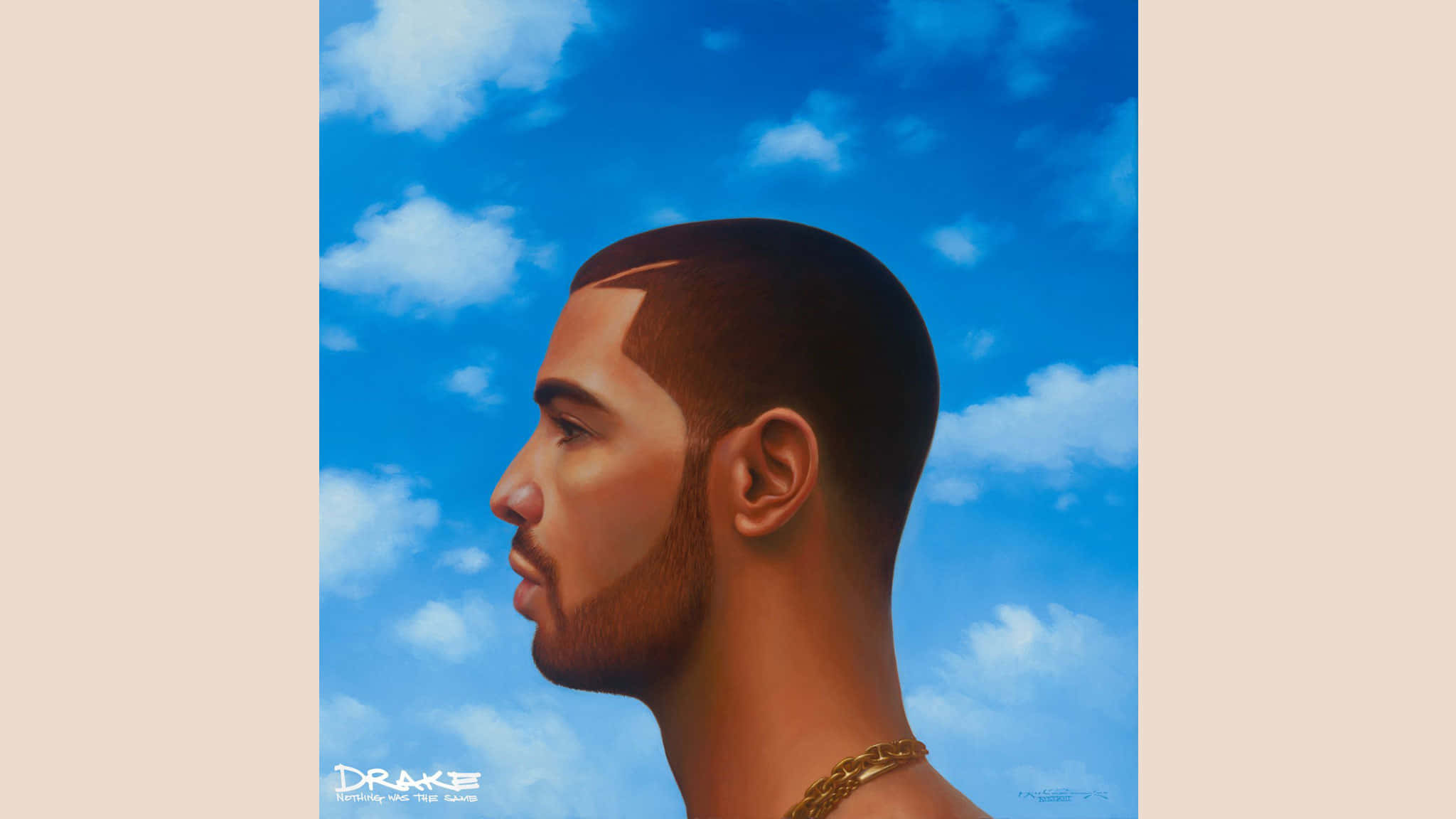 Drake, Nothing Was The Same, vibrant blue sky, Full HD Desktop Wallpaper
