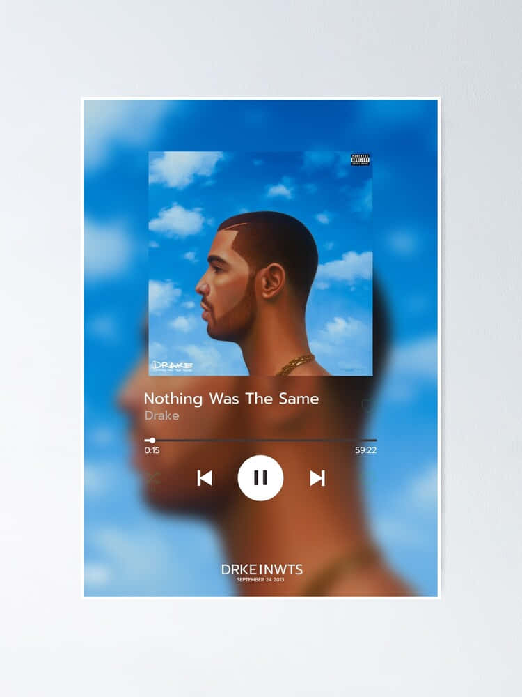 Drake, Nothing Was The Same, blue sky background, SD Phone Wallpaper