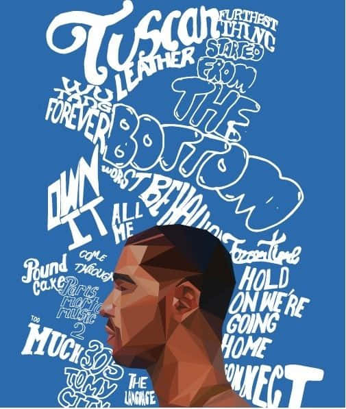 Drake, Nothing Was The Same, album cover, SD Phone Wallpaper