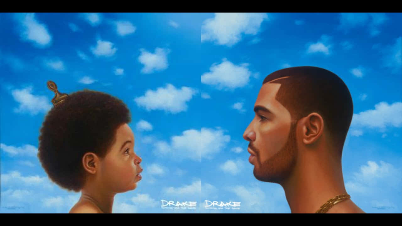 Drake Nothing Was The Same, bright blue sky, fluffy white clouds, HD Desktop Wallpaper