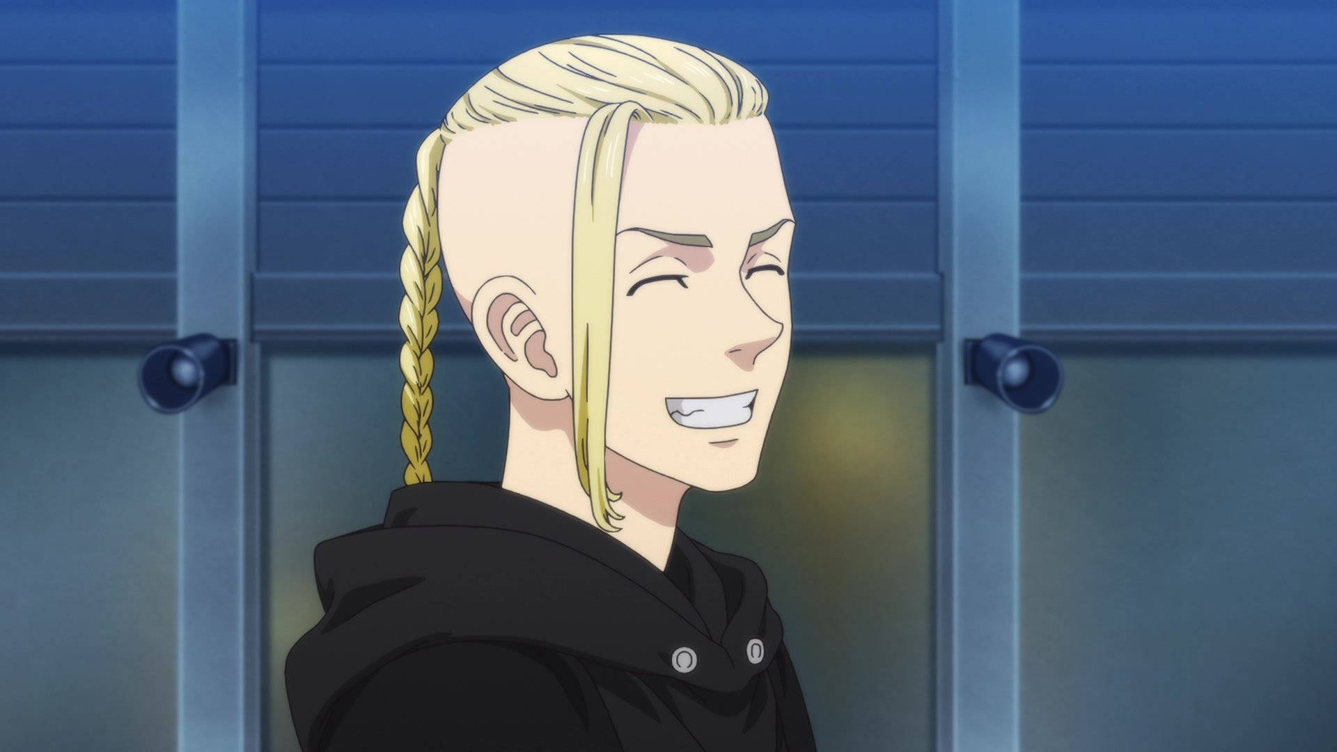 Draken, anime character, blonde braided hair, Full HD Desktop Wallpaper