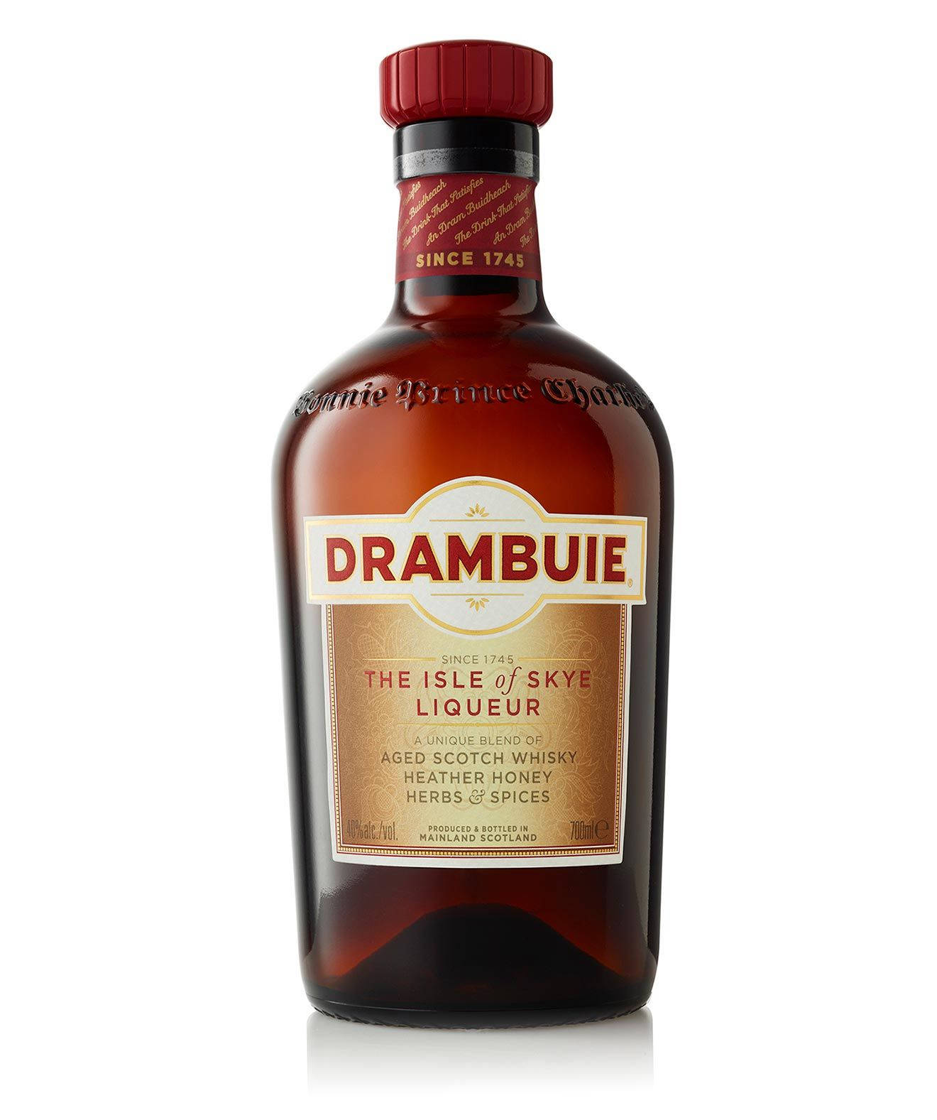 Drambuie, dark amber, red cap, HD Phone Wallpaper