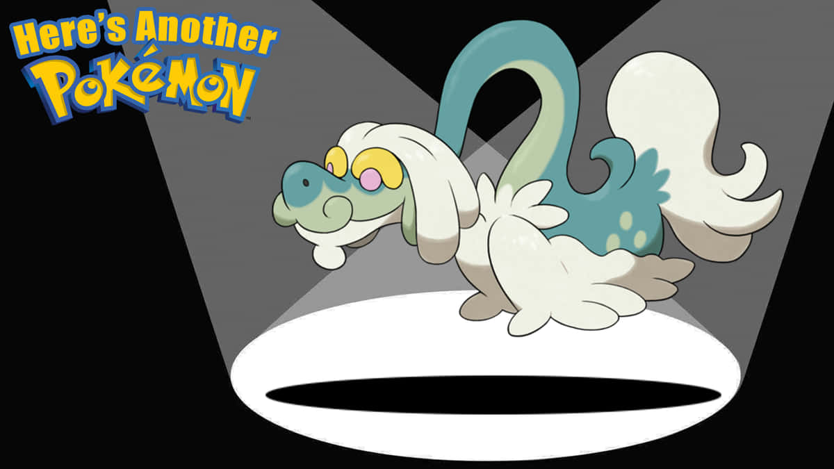Drampa, white and teal, long ears, SD Desktop Wallpaper