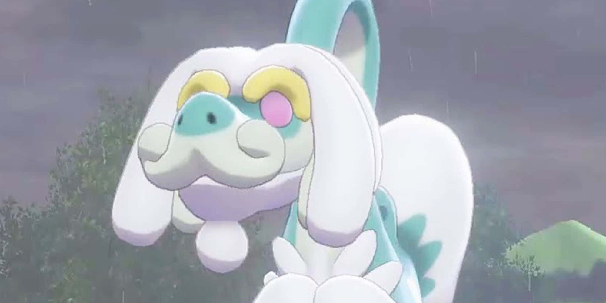 Drampa, anime-style, long ears, Full HD Desktop Wallpaper