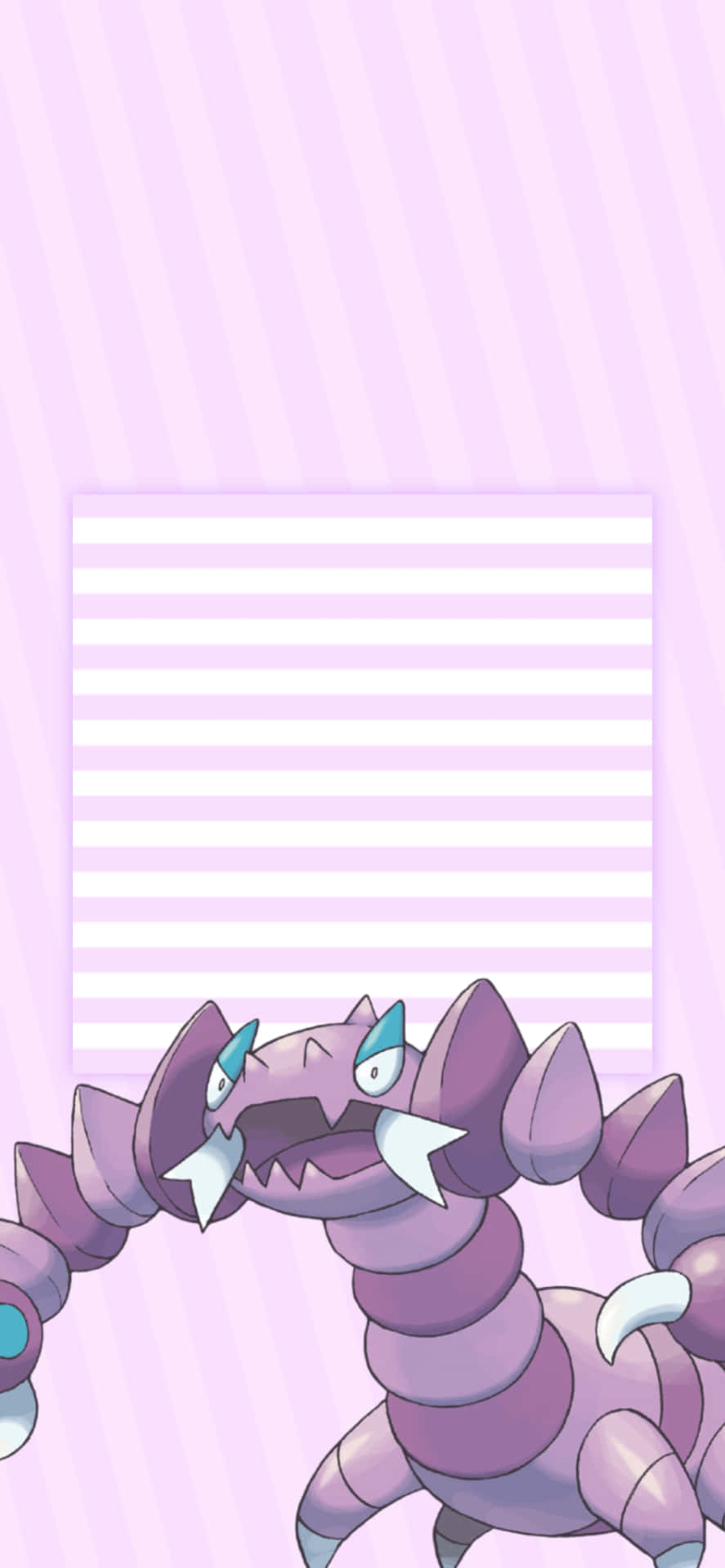 Drapion, purple stripes, lavender striped background, Full HD Phone Wallpaper