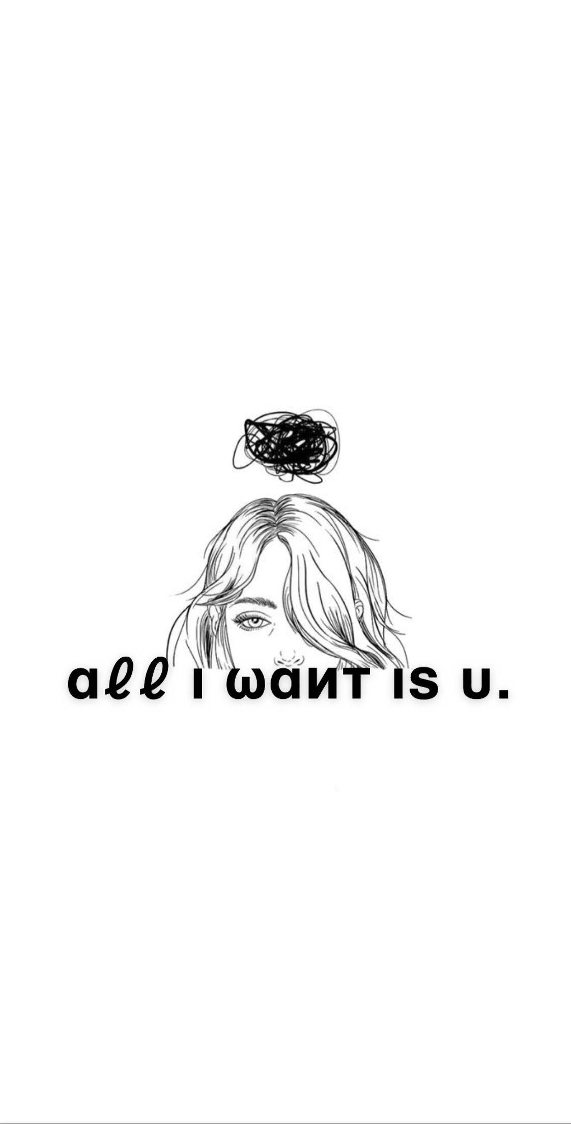 Sad Aesthetic Desktop, girl, black and white line drawing, Full HD Phone Wallpaper