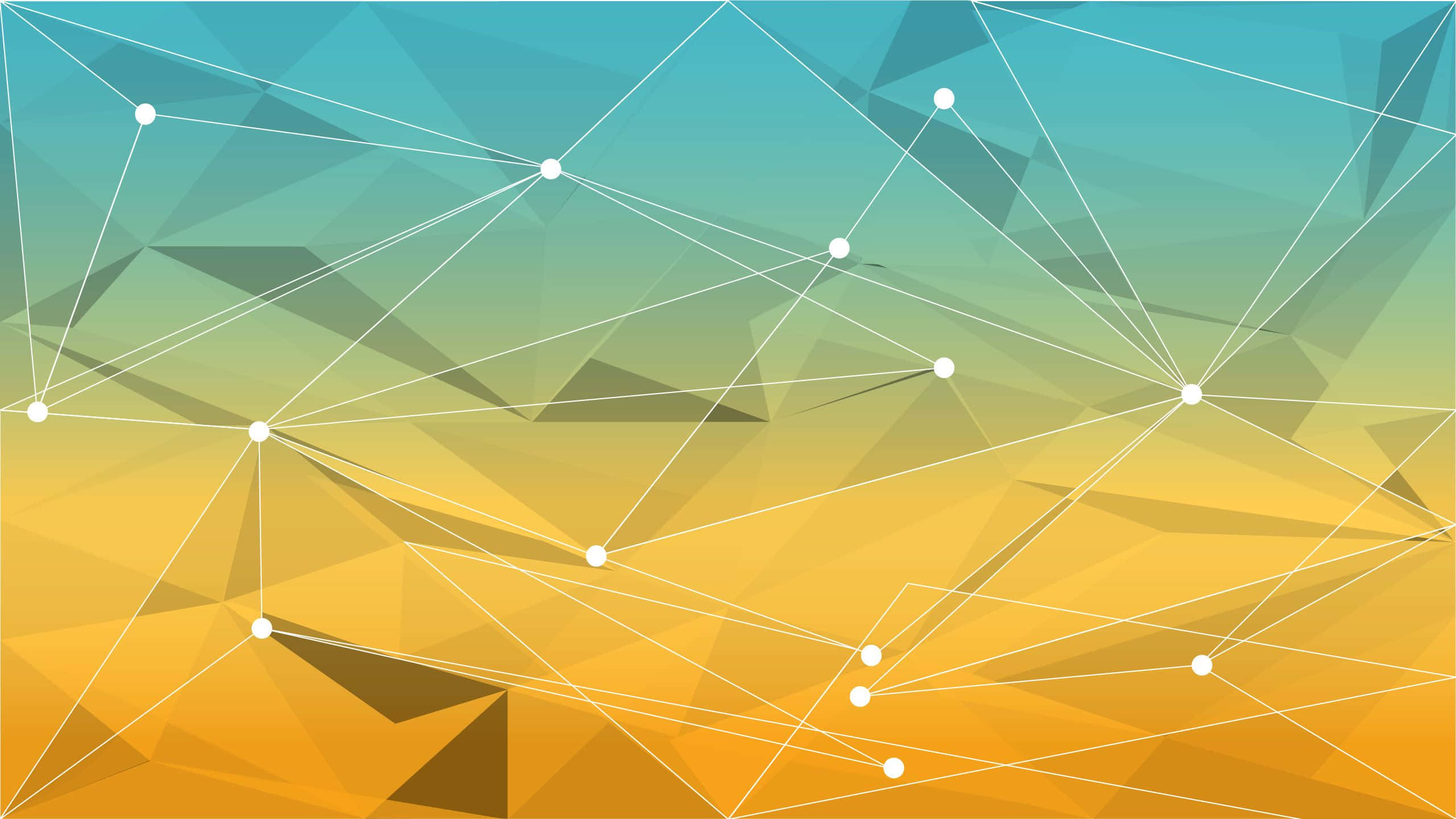 geometric desktop, colorful patterns, white lines, 2K Desktop Wallpaper