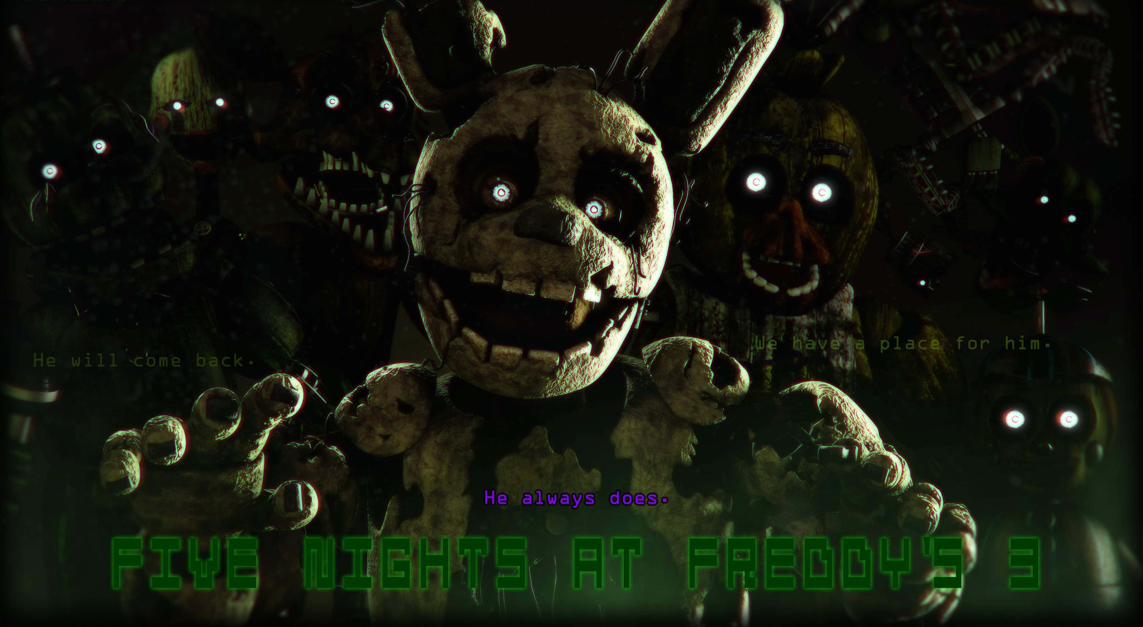 Dreadbear, glowing eyes, tattered fur, 4K Desktop Wallpaper