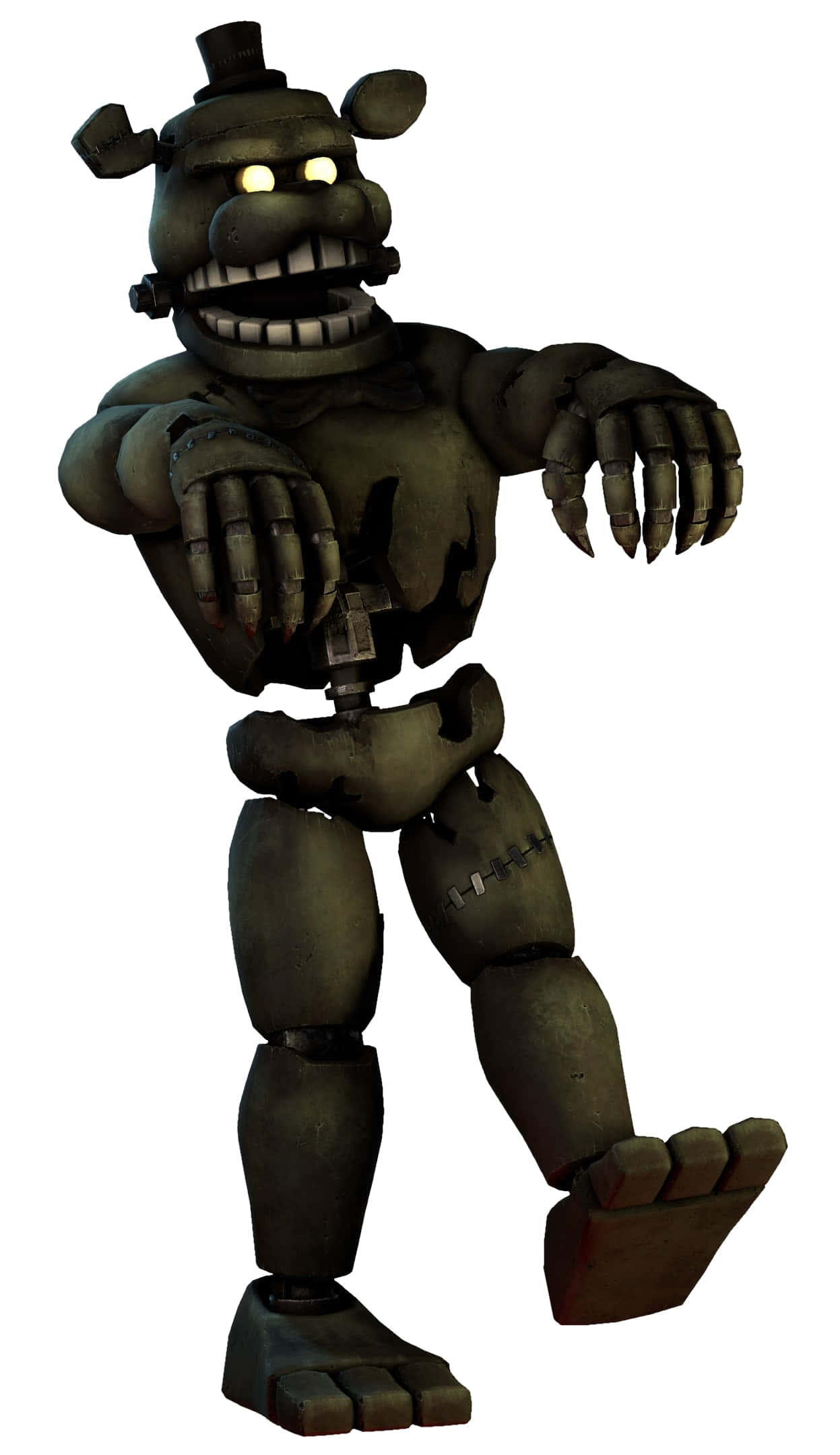Dreadbear, glowing eyes, sharp claws, Full HD Phone Wallpaper