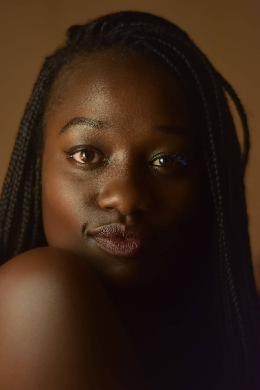 dreadlocks, Black woman, close-up portrait, HD Phone Wallpaper