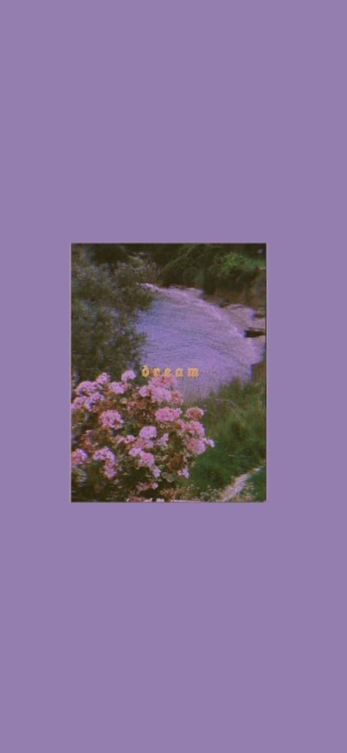 Dream Aesthetic, purple-hued, pink flowers, HD Phone Wallpaper