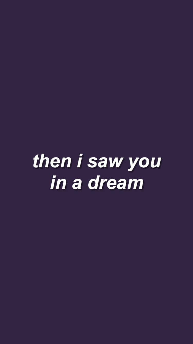 Dream Aesthetic, white text, deep purple background, HD Phone Wallpaper