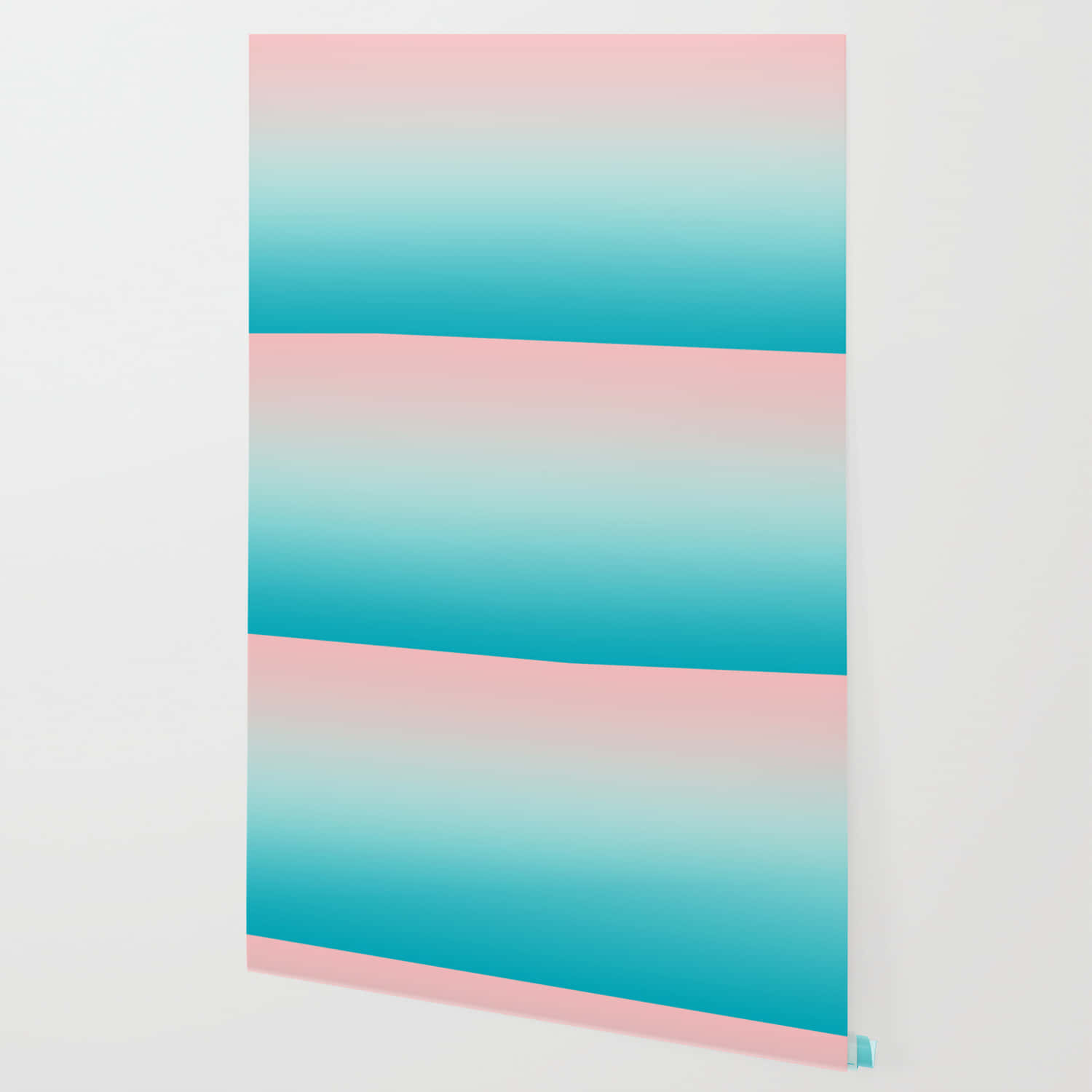 pastel ombre, soft pink, teal, HD Desktop Wallpaper
