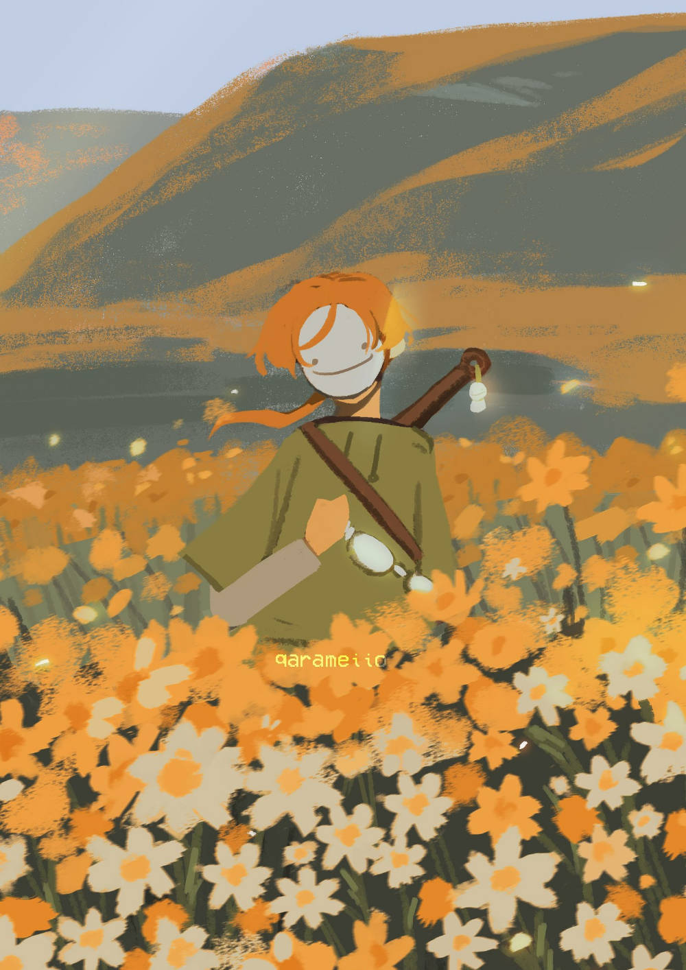 Dream, Minecraft, orange hair, HD Phone Wallpaper