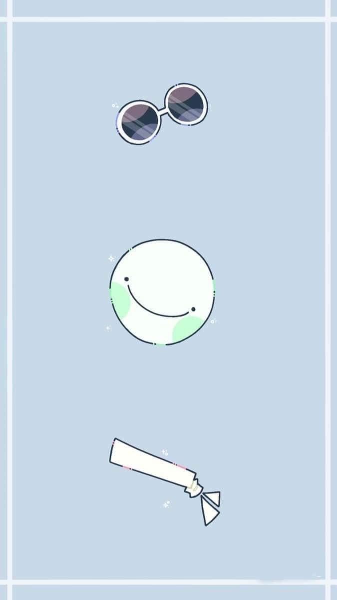 Dream Team, sunglasses, smiling moon, SD Phone Wallpaper