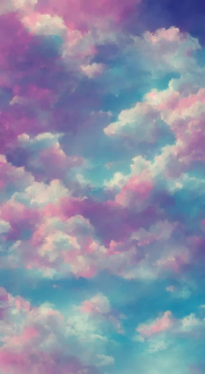 Dreamcore Sky Pastel Clouds, pastel pink, pastel purple, HD Phone Wallpaper