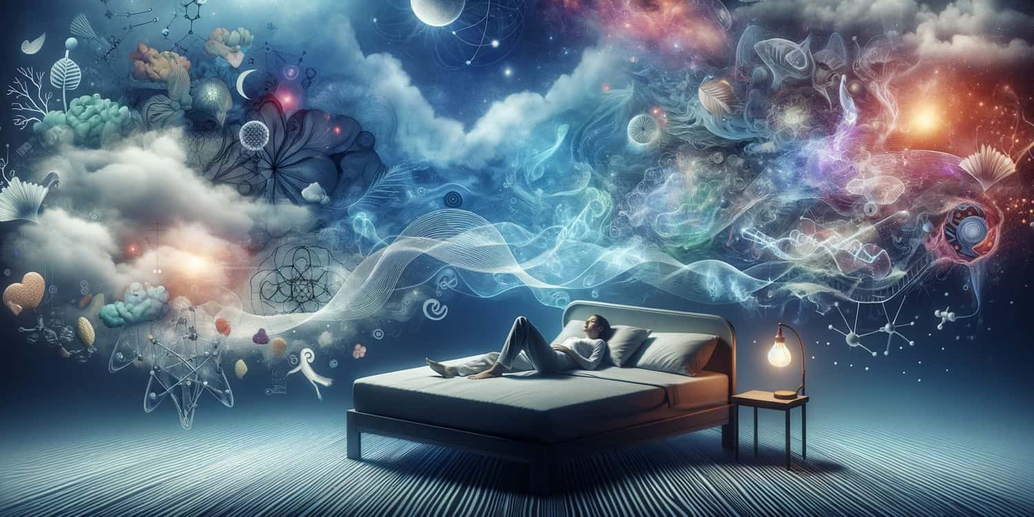 cosmic clouds, glowing celestial symbols, surreal dreamlike scene, HD Desktop Wallpaper