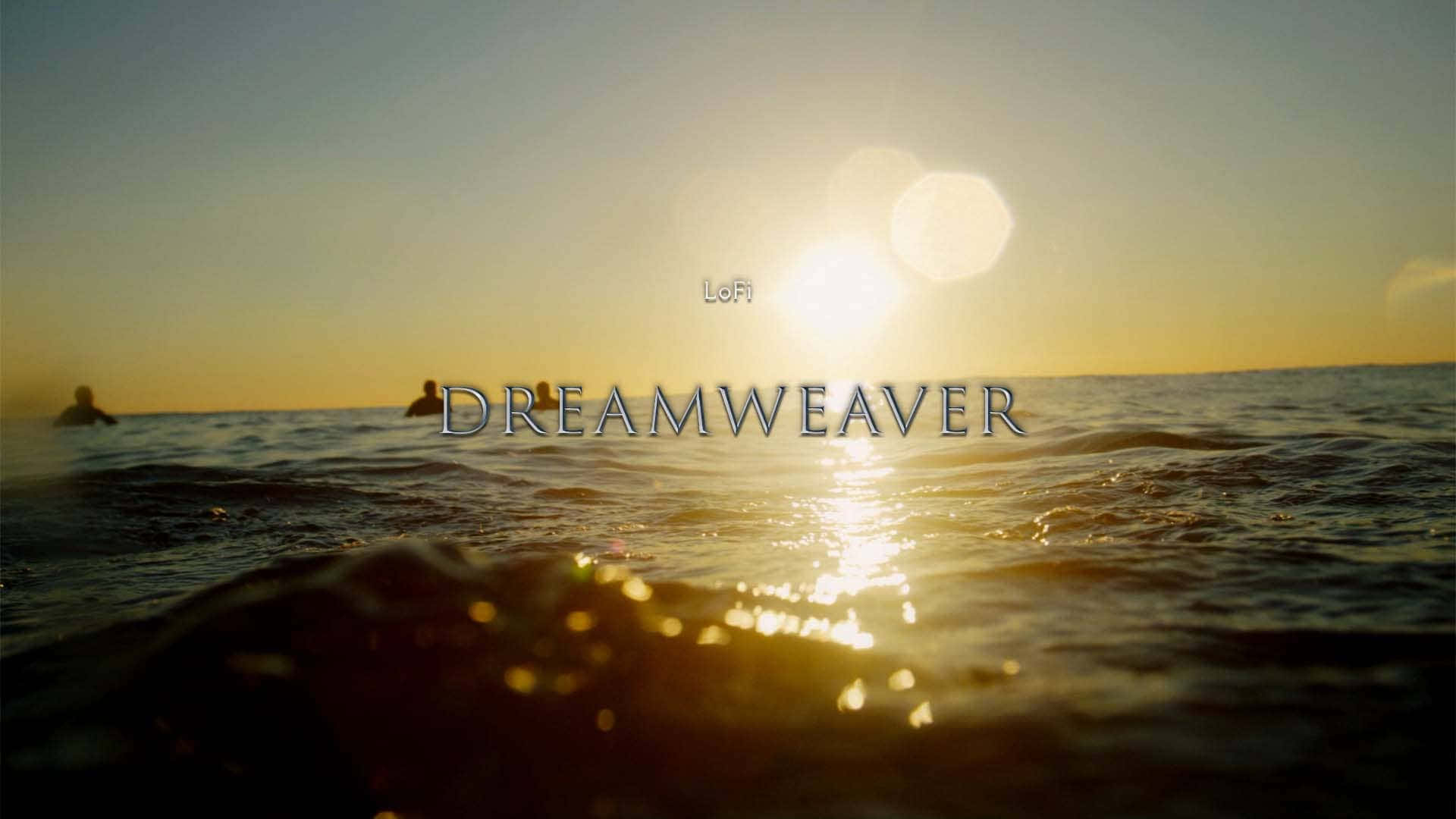 Sunset Dreamweaver Logo, ocean view, sunset, Full HD Desktop Wallpaper