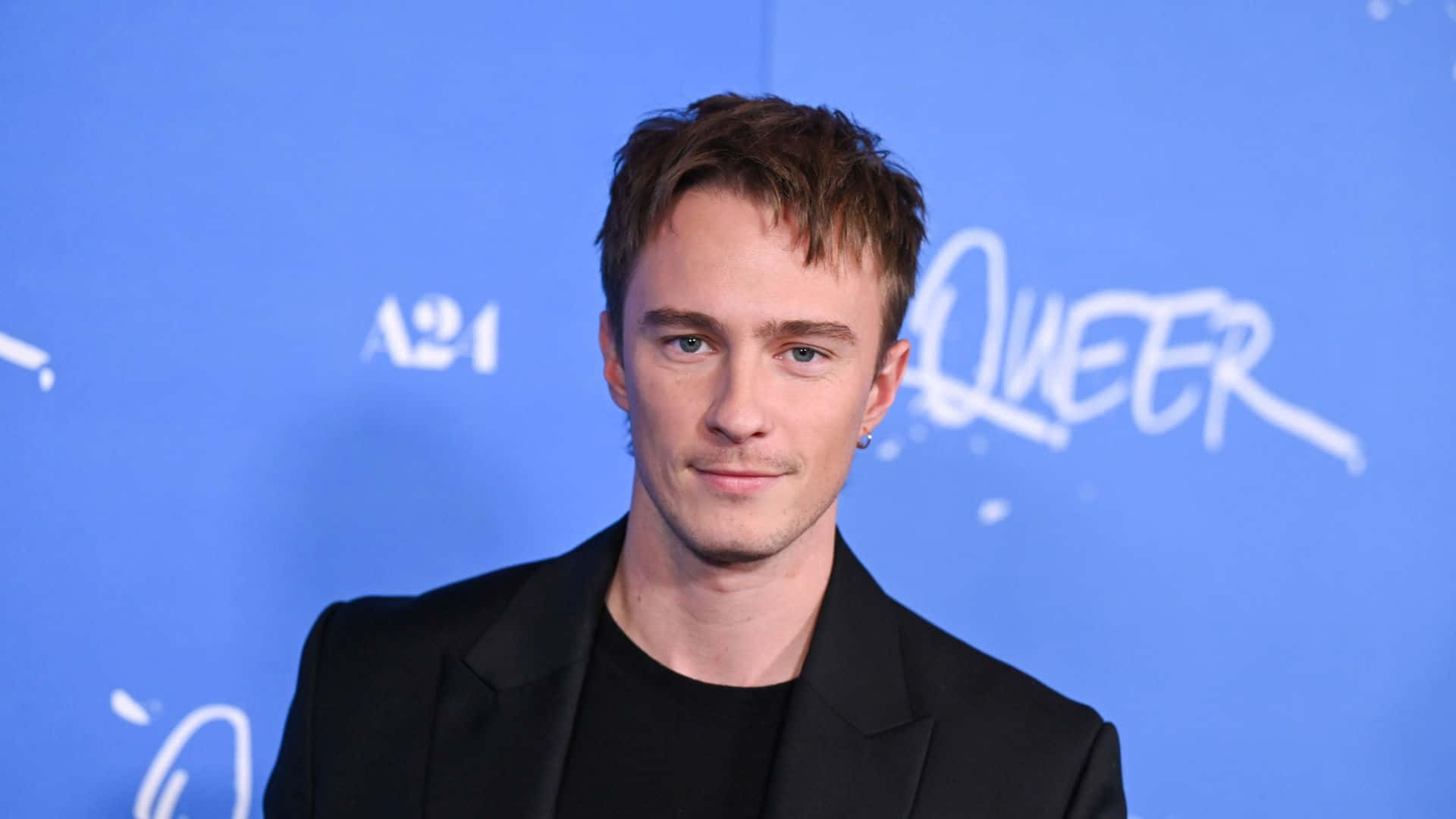 Drew Starkey, red carpet appearance, black blazer, Full HD Desktop Wallpaper