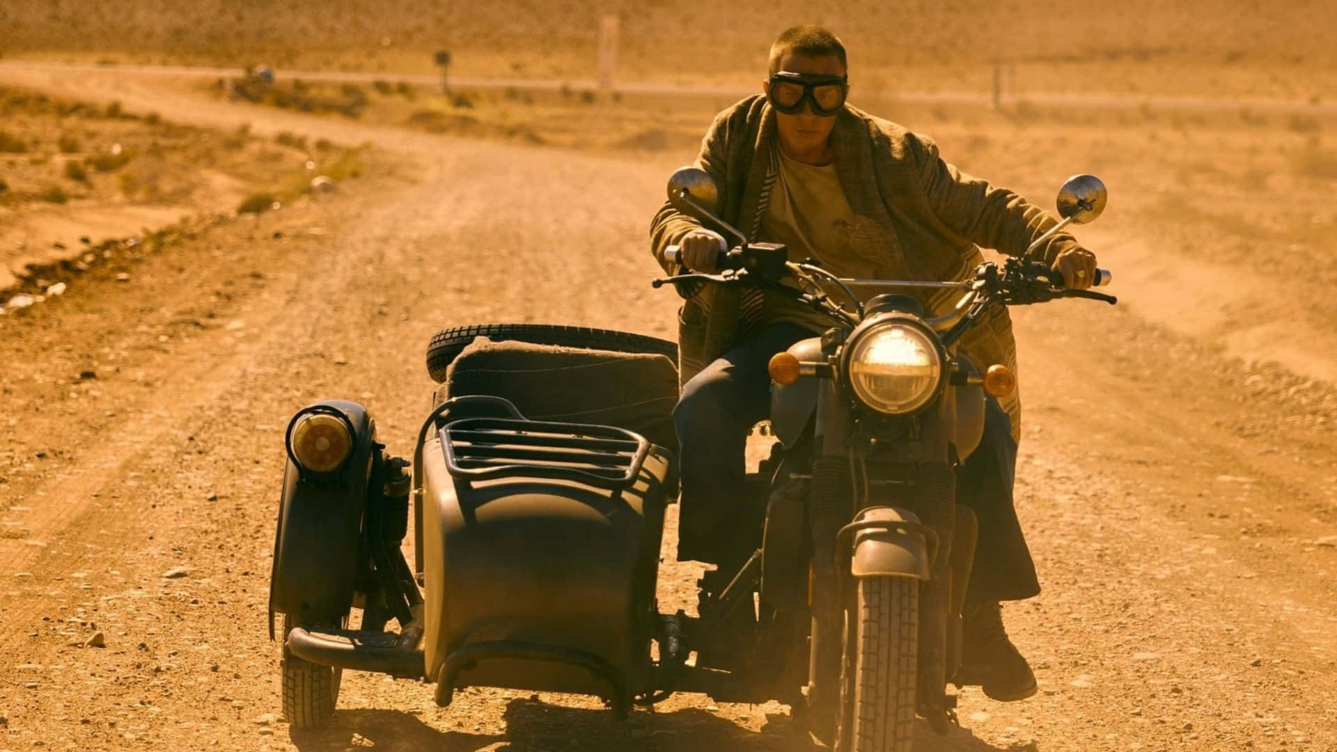 Drew Starkey, vintage motorcycle, sidecar, Full HD Desktop Wallpaper